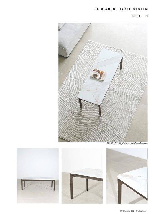 Introducing Heel S Slim Coffee Table, designed to fit in modern apartment